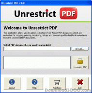 PDF Owner Password Unlocker screenshot